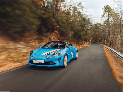 Alpine A110 San Remo 73 2023 Poster with Hanger