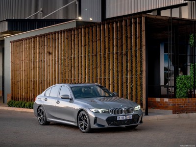BMW 3-Series [ZA] 2023 wooden framed poster