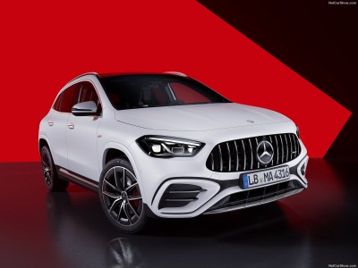 Mercedes-Benz GLA35 AMG 2024 Poster with Hanger