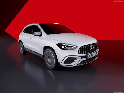 Mercedes-Benz GLA35 AMG 2024 Poster with Hanger
