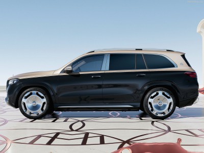 Mercedes-Benz GLS 600 Maybach 2024 Poster with Hanger