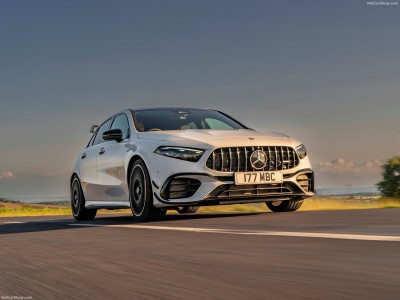 Mercedes-Benz A45 S AMG [UK] 2023 Poster with Hanger