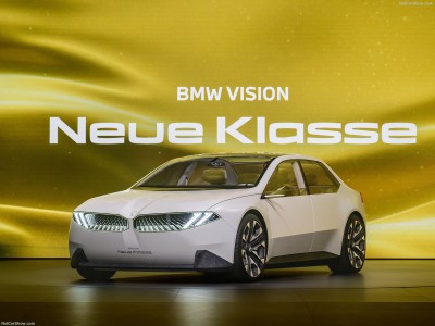 BMW Vision Neue Klasse Concept 2023 metal framed poster