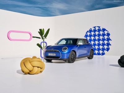 Mini Cooper SE 2024 Poster with Hanger