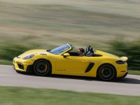 Porsche 718 Spyder RS Racing Yellow 2024 Poster 1569135