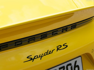 Porsche 718 Spyder RS Racing Yellow 2024 Poster 1569173