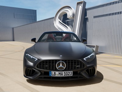 Mercedes-Benz SL63 S AMG E Performance 2024 Poster with Hanger