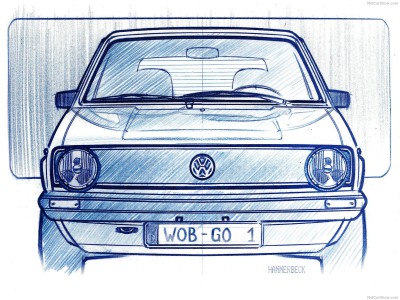 Volkswagen Golf I 1974 Mouse Pad 1576597