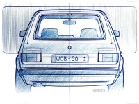 Volkswagen Golf I 1974 Mouse Pad 1576598