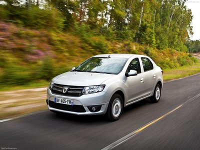 Dacia Logan 2013 wooden framed poster