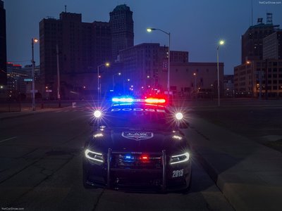 Dodge Charger Pursuit 2015 Poster with Hanger