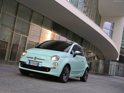 Fiat 500 Cult 2014 Poster with Hanger