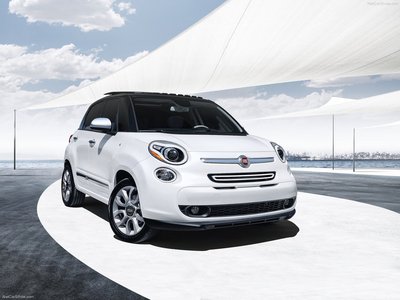 Fiat 500L US Version 2014 Poster with Hanger