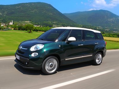 Fiat 500L Living 2014 Poster with Hanger