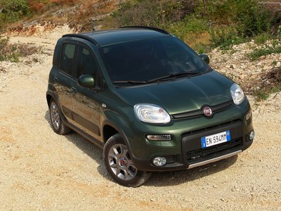 Fiat Panda 4x4 2013 Poster with Hanger