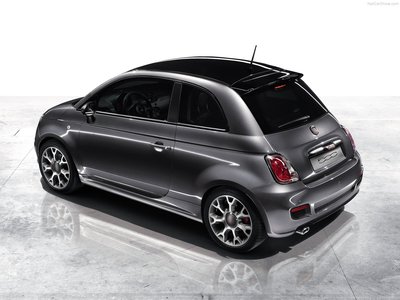 Fiat 500S 2013 canvas poster