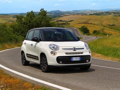 Fiat 500L 2013 Poster with Hanger