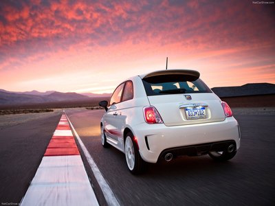 Fiat 500 Abarth 2012 canvas poster