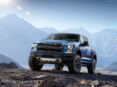 Ford F 150 Raptor 2017 canvas poster