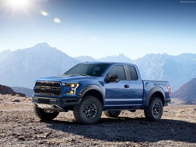 Ford F 150 Raptor 2017 Poster with Hanger