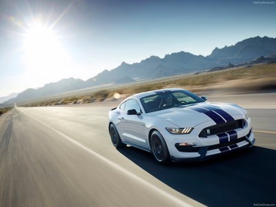 Ford Mustang Shelby GT350 2016 Poster with Hanger