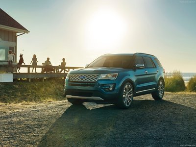 Ford Explorer 2016 canvas poster