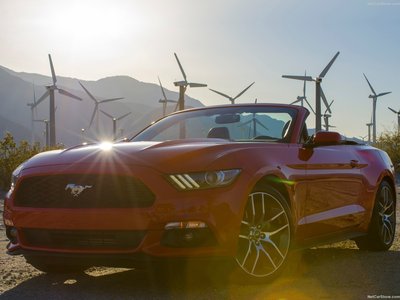 Ford Mustang Convertible 2015 canvas poster