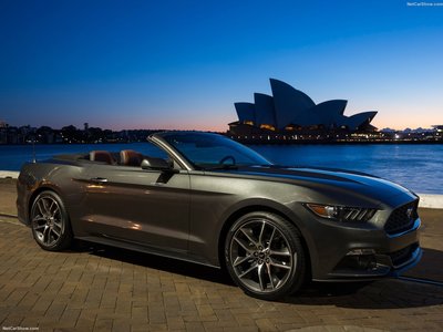 Ford Mustang Convertible 2015 Poster with Hanger
