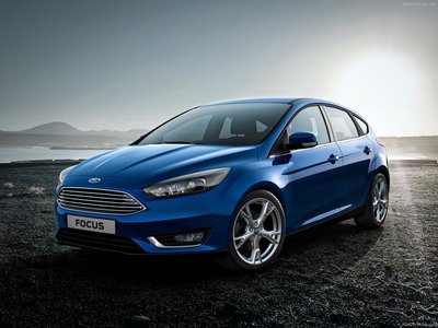 Ford Focus 2015 canvas poster