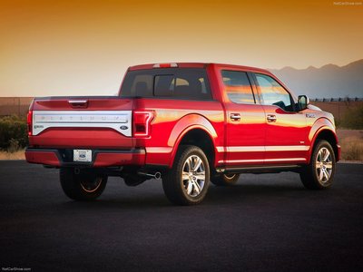 Ford F 150 2015 Poster with Hanger