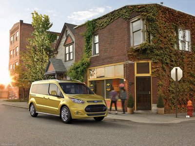 Ford Transit Connect Wagon 2014 Poster with Hanger