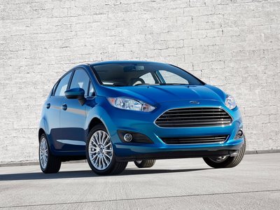 Ford Fiesta 2014 canvas poster