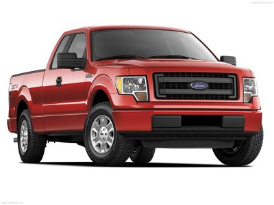 Ford F 150 STX SuperCrew 2014 canvas poster
