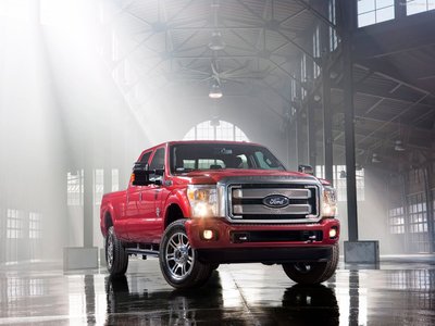Ford Super Duty 2013 Poster with Hanger