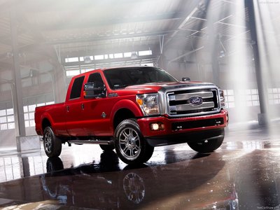 Ford Super Duty 2013 Poster with Hanger