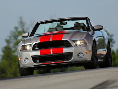 Ford Mustang Shelby GT500 Convertible 2013 canvas poster