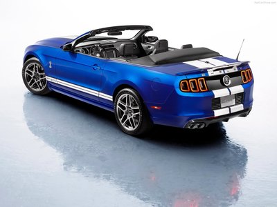 Ford Mustang Shelby GT500 Convertible 2013 Poster with Hanger