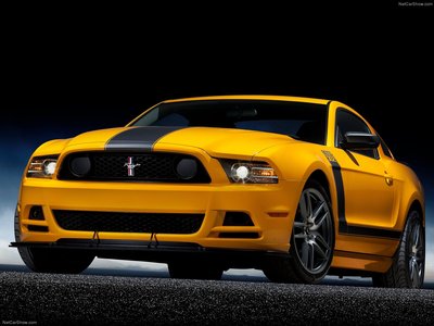 Ford Mustang Boss 302 2013 Poster with Hanger