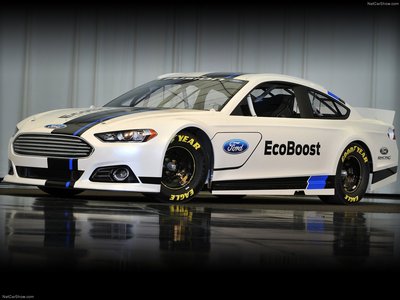 Ford Fusion NASCAR 2013 canvas poster