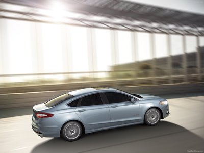 Ford Fusion Hybrid 2013 Poster with Hanger
