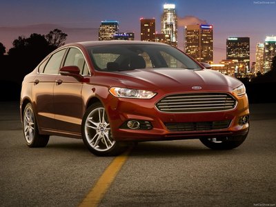 Ford Fusion 2013 metal framed poster