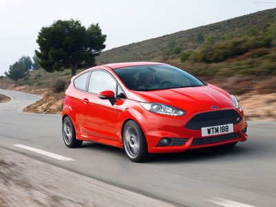 Ford Fiesta ST 2013 canvas poster