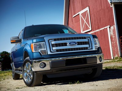 Ford F 150 2013 Poster with Hanger
