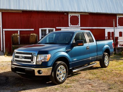 Ford F 150 2013 Poster with Hanger