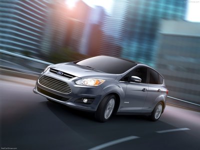 Ford C MAX Hybrid 2013 Poster with Hanger