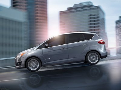 Ford C MAX Hybrid 2013 Poster with Hanger