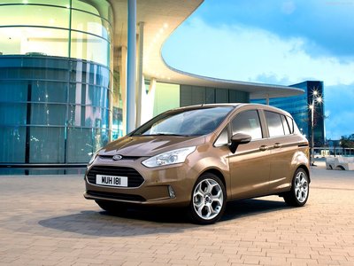 Ford B MAX 2013 wooden framed poster