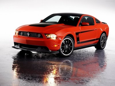 Ford Mustang Boss 302 2012 Poster with Hanger