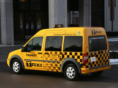 Ford Transit Connect Taxi 2011 tote bag