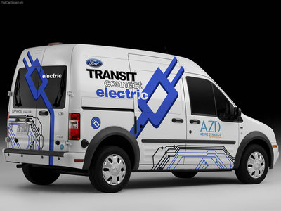 Ford Transit Connect Electric 2011 Poster with Hanger